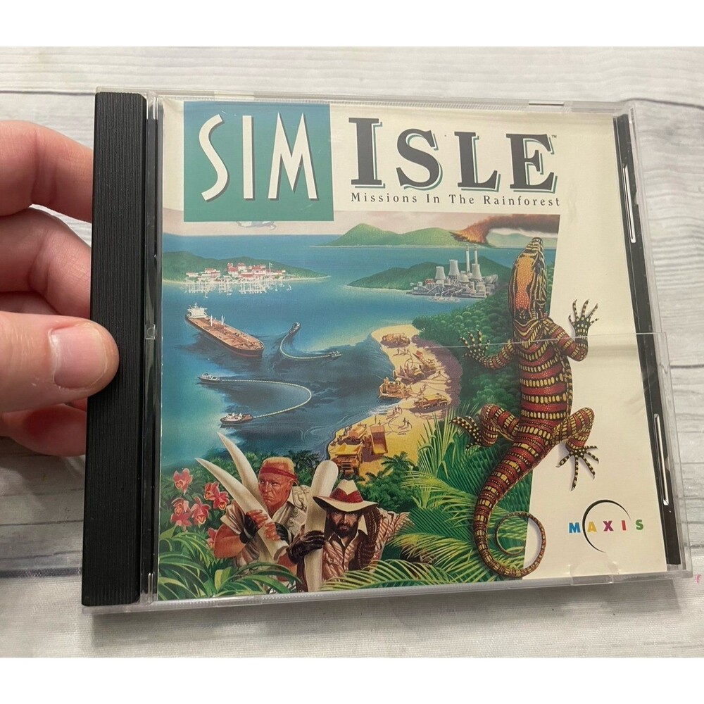 SIM Isle Video Game, PC Game, 1995